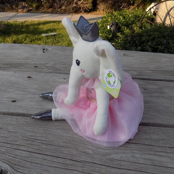 SPARK CREATE IMAGINE ELEPHANT PRINCESS DANCE RATTLE  Plush Stuffed Animal - Picture 6 of 13